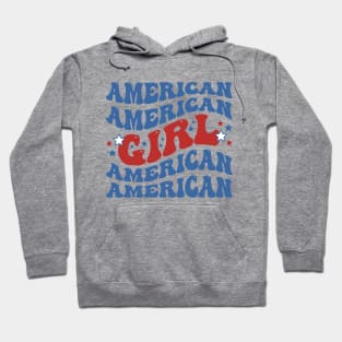 American Girl Groovy Font Hoodie